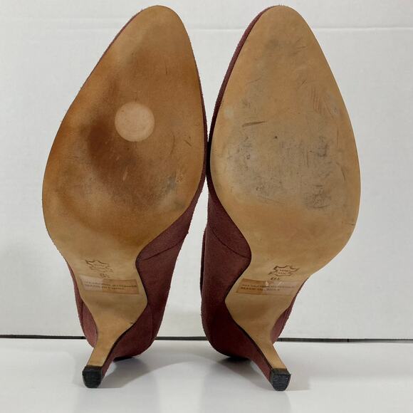 Dolce Vita mauve suede pumps, ladies 6 1/2 all leather high heel shoe - Picture 5 of 9